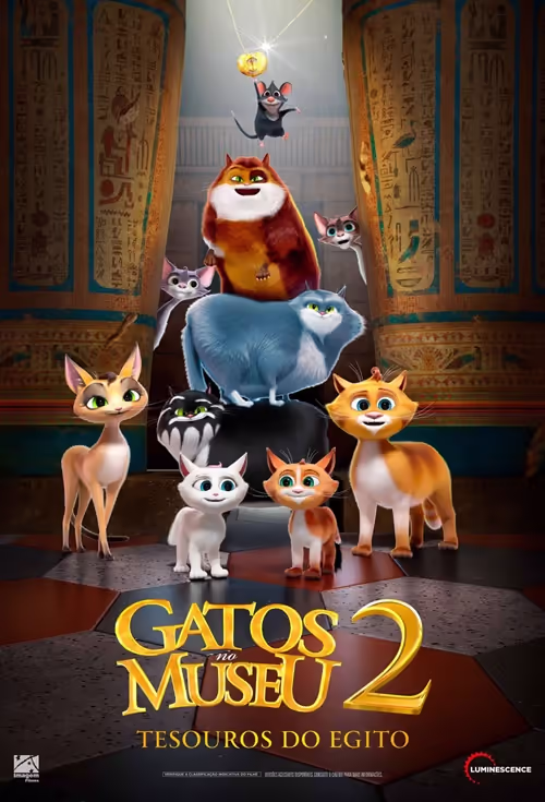 Gatos no museu 2: Tesouros do Egito
