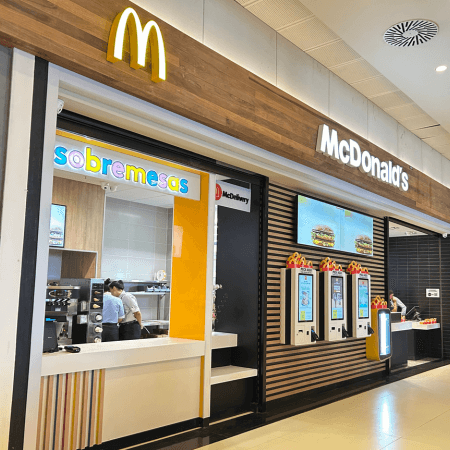 Logo da loja mc donald´s
