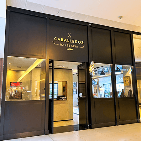 Logo da loja caballeros barbearia