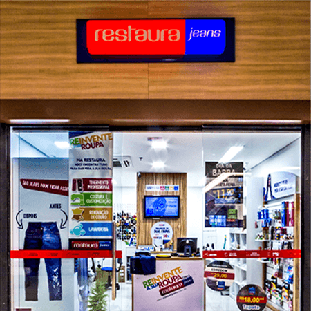 Logo da loja restaura jeans