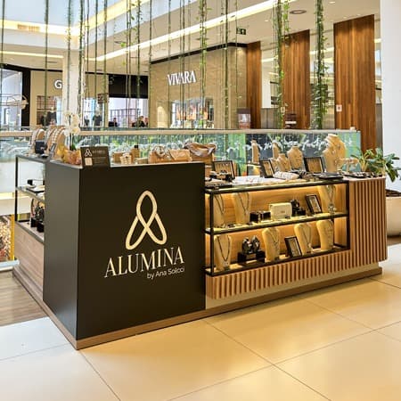 Logo da loja alumina by ana solcci