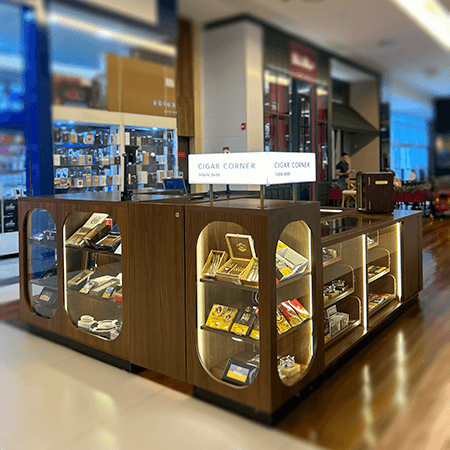 Logo da loja cigar corner tabacaria