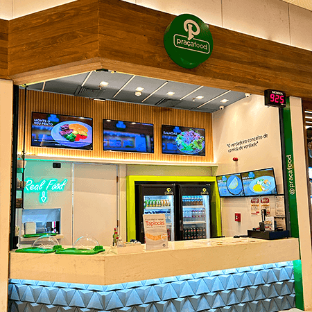 Logo da loja praça food